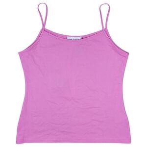 Anne Fontaine Camisole Top Womens 3 Pink‎ Cintia Stretchy Tank Spaghetti Straps